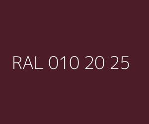 Renk RAL 010 20 25 