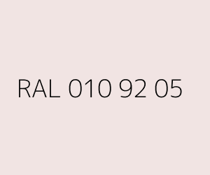 Renk RAL 010 92 05 