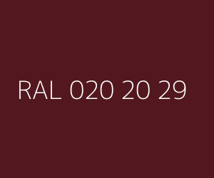Renk RAL 020 20 29 