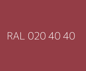 Renk RAL 020 40 40 