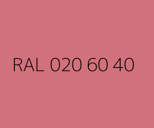 Renk RAL 020 60 40 