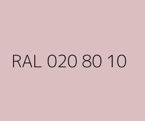 Renk RAL 020 80 10 
