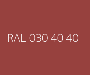 Renk RAL 030 40 40 
