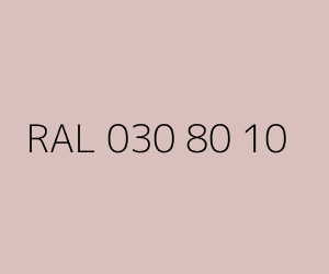 Renk RAL 030 80 10 