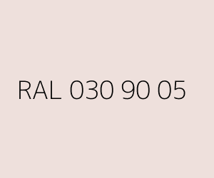 Renk RAL 030 90 05 