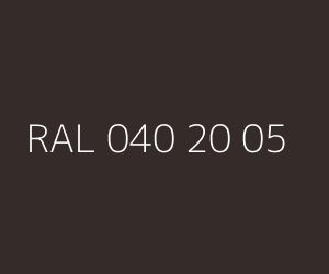 Renk RAL 040 20 05 