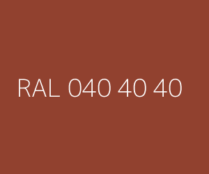 Renk RAL 040 40 40 