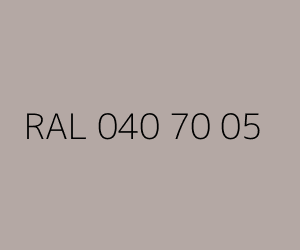 Renk RAL 040 70 05 