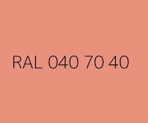 Renk RAL 040 70 40 
