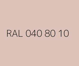 Renk RAL 040 80 10 
