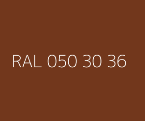 Renk RAL 050 30 36 