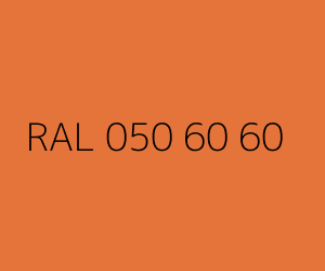 Renk RAL 050 60 60 