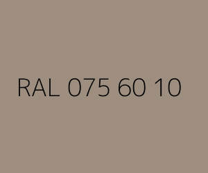 Renk RAL 075 60 10 