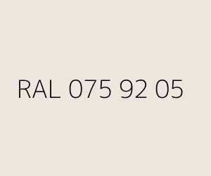 Renk RAL 075 92 05 