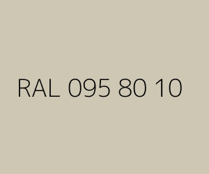 Renk RAL 095 80 10 