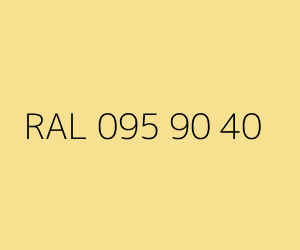 Renk RAL 095 90 40 