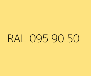 Renk RAL 095 90 50 