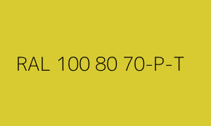 Renk RAL 100 80 70-P-T