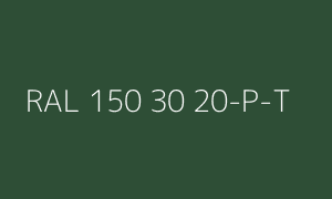 Renk RAL 150 30 20-P-T