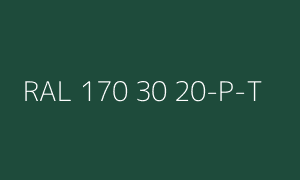 Renk RAL 170 30 20-P-T