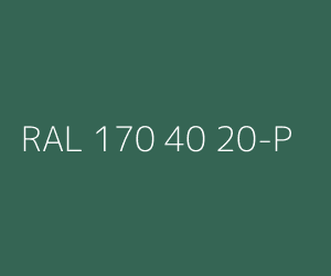 Renk RAL 170 40 20-P 