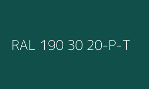 Renk RAL 190 30 20-P-T