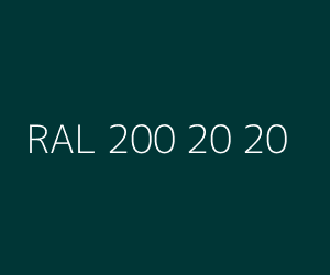 Renk RAL 200 20 20 