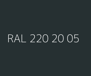 Renk RAL 220 20 05 