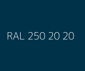 Renk RAL 250 20 20 
