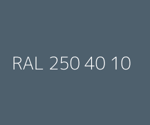 Renk RAL 250 40 10 