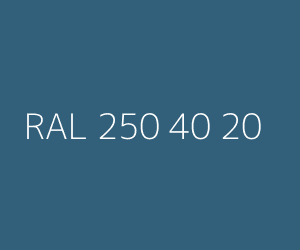 Renk RAL 250 40 20 