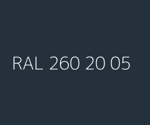 Renk RAL 260 20 05 