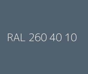 Renk RAL 260 40 10 