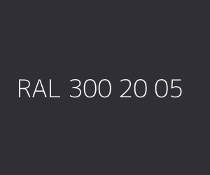 Renk RAL 300 20 05 