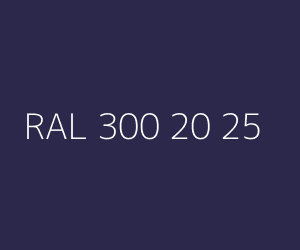 Renk RAL 300 20 25 