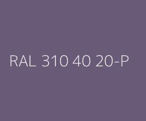 Renk RAL 310 40 20-P 