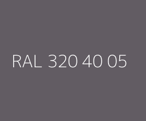 Renk RAL 320 40 05 