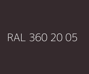 Renk RAL 360 20 05 