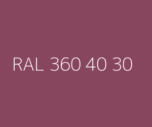Renk RAL 360 40 30 