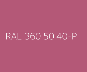 Renk RAL 360 50 40-P 