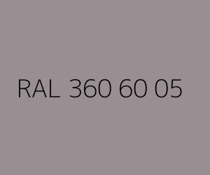 Renk RAL 360 60 05 