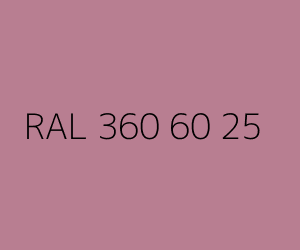 Renk RAL 360 60 25 