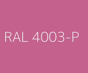 Renk RAL 4003-P HEATHER VIOLET Renk RAL 4003-P HEATHER VIOLET