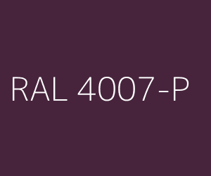Renk RAL 4007-P PURPLE VIOLET Renk RAL 4007-P PURPLE VIOLET