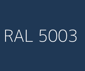 Renk RAL 5003 SAPPHIRE BLUE Renk RAL 5003 SAPPHIRE BLUE